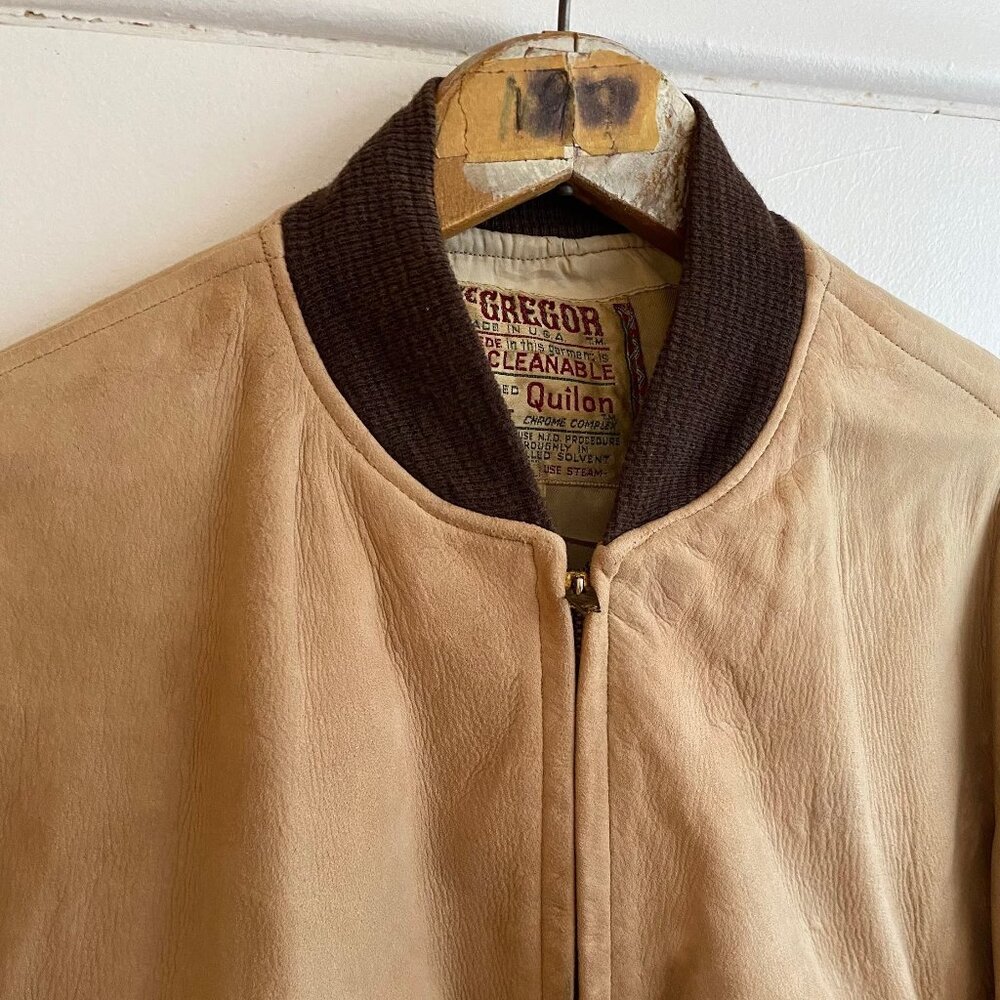 McGregor Suede Bomber Jacket